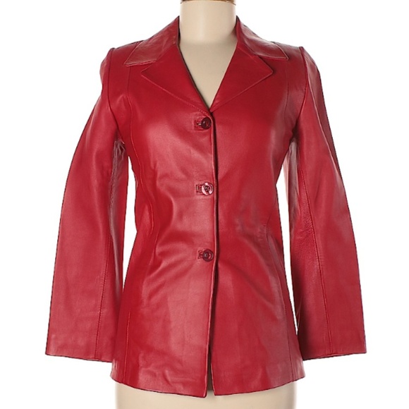 100% GenuineLambskin Leather 3/4 Length Coat